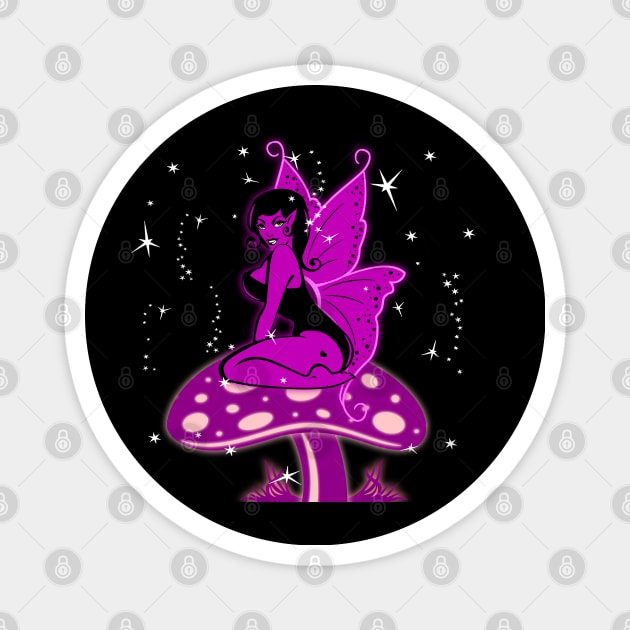 FAERIE 4 (Purple) Magnet by GardenOfNightmares